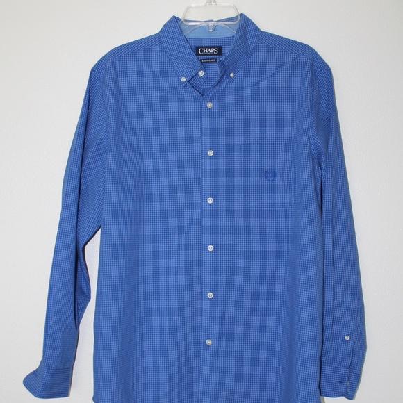 Men's Chaps Large Button Down Casual Shirt - Picture 1 of 6